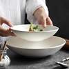 菜盘子碗家用2024白色陶瓷碟子8寸餐盘高级感餐具日式深汤盘