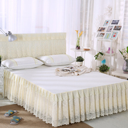 床裙式床罩蕾丝花边单件1.5m1.8米2.0双L人床套床笠防滑夏天床头