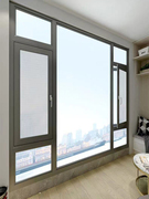 上海断桥铝门窗纱一体阳光房铝合金，封阳台双层中空玻璃窗定制安装