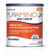 直邮美国安敏速Puramino 2段氨基酸完全水解奶粉抗过敏400克1岁+