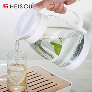 冷水壶玻璃耐热高温，防爆水瓶家用大容量，凉白开水杯茶壶套装凉水壶