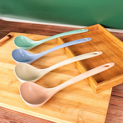 小麦秸秆长柄大号汤勺子家用盛粥稀饭厨房日式汤勺塑料大勺盛汤勺