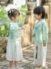 。六一儿童表演服装汉服女童2023年男童唐装演出服班级服装中