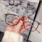 防蓝光有度数护目防辐射近视眼镜复古眼镜框TR90眼镜架韩版潮男女