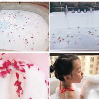 泡澡花瓣牛奶浴玫瑰，专用儿童浴泡浴超多泡泡，洗澡全身嫩肤spa水疗