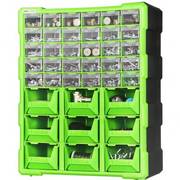 美耐特抽屉零件盒塑料螺丝盒长方形分隔箱五金配件电子元件收纳盒