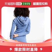 香港直邮潮奢asos女士设计水洗，长拉链带帽迷你连衣裙(蓝色)