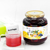 韩国进口全南蜂蜜蓝莓柚子茶1kg泡水喝的饮品水果茶罐装冲饮