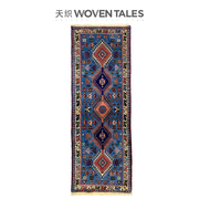 woventales天织中东进口手工羊毛，波斯风格走廊毯阳台床边157x57cm
