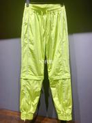 n3国内荧光色拉链可拆卸两用薄款防晒裤，五分裤短裤休闲裤中性