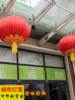 上海大红灯笼长廊广告，福字植绒绸布铁口大门阳台，防水中秋国庆灯笼