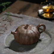 宜兴紫砂壶纯手工茶壶茶具，国工徐顺伟翡翠金砂南瓜壶小容量单人