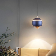 现代简约床头灯卧室灯创意个性小吊灯，北欧吧台可升降轻奢吊线灯具