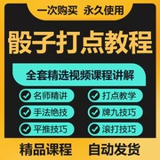 骰子筛子教程视频牌九麻将摇色子控点技巧手法胡牌猜牌速成攻略课