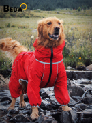 狗狗衣服宠物秋冬装拉布拉多金毛中大型犬户外雨衣冲锋衣狗四腿