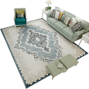 欧洲欧式地毯美式轻奢客厅茶几地毯沙发，卧室床前地垫田园家用