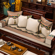 沙发海绵垫子高密度加厚加硬红木坐垫套罩真皮质实木防滑椅垫