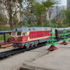 儿童电动仿真蒸汽模型男孩玩具超长轨道绿皮中国东风4D内燃机火车