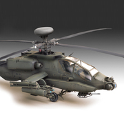 3G模型 爱德美直升飞机模型 12262 AH-64A 阿帕奇武装直升机