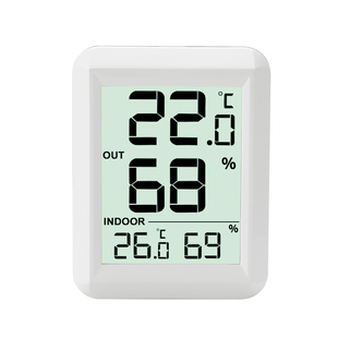 迷你无线室内外温湿计家用温湿度计电子温度计液晶大屏湿度计