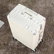 鲨鱼袋鼠行李箱女铝框拉杆箱男结实耐用20寸登机箱24密码旅行箱潮