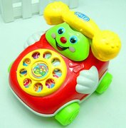 儿童玩具新奇创意拉线笑脸电话生日礼物地摊货源
