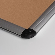 A型铝框软木板图钉板照片墙留言板90150cm挂式办公用品