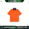 香港直发PAUL&SHARK 男士橙色棉质短袖POLO衫 E14P0024-145