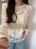 法式复古性感花边蕾丝长袖T恤女春季修身短款显瘦气质上衣打底衫