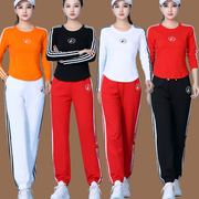 2023广场舞服装，杨丽萍运动套装秋季休闲健身跳舞蹈演出衣服女