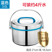 爆品装汤容器外带保温桶大容量，双层保温提锅家用饭盒食堂饭桶汤品