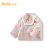 巴拉巴拉女童棉服宝宝棉衣儿童，棉袄婴儿衣服外套，拜年服中式风甜美