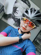 cinalli078自行车骑行眼镜透明变色镜片，运动跑步带近视偏光太阳镜