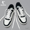 乔丹男鞋板鞋2024夏季黑白休闲鞋子低帮皮面，运动鞋滑板小白鞋
