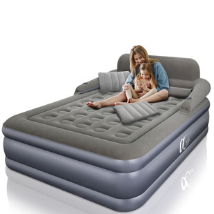 阿尔法三层充气床垫，家用双垫床加厚加高充气床单人便捷折叠床