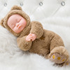儿童毛绒玩具睡眠仿真婴儿会说话的洋娃娃布玩偶(布，玩偶)公仔女孩安抚宝宝