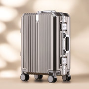 pc铝框行李箱男女拉杆箱万向轮旅行箱，20登机大容量箱子24寸皮箱26