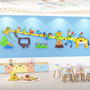 幼儿园墙面装饰走廊楼道楼梯环创主题，墙成品托管班教室布置墙贴画
