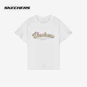 skechers斯凯奇儿童潮流，短袖休闲时尚运动，舒适t恤l221g017