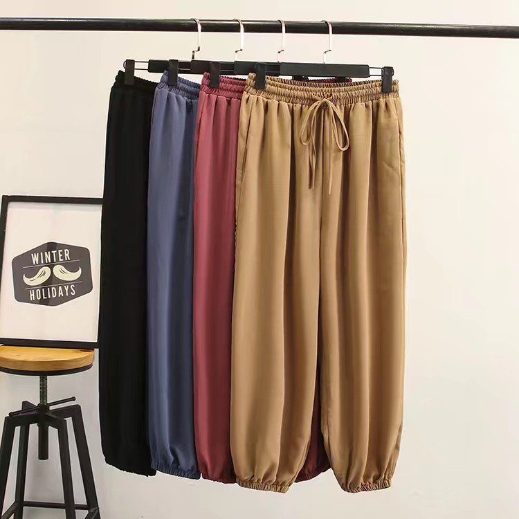 pinkycolor Korean Edition XL MM Show thin Knickers Elastic pants trousers Mosquito control trousers Wide leg pantsin the Occupied idle transfer , Women , Skirt , Dress category - from Buy2taobao.com to provide professional Taobao agent buy service