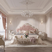法式公主床美式轻奢1.8米双人床主卧大床现代简约欧式婚床1.5定制