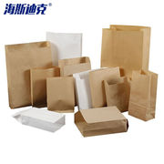 海斯迪克gnjz-5110一次性纸袋，(100个)淋膜牛皮，纸袋手抓饼袋纸袋可