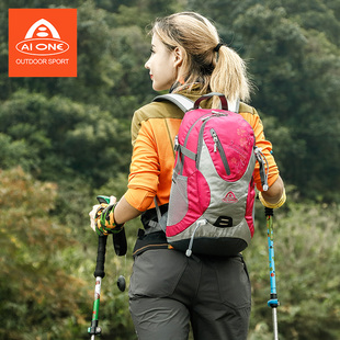 艾王户外背包男女徒步运动多功能旅行双肩包休闲时尚双肩登山背包