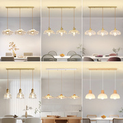 餐厅吊灯日式三头灯具现代简约创意家用餐桌饭厅吧台餐厅灯Z271