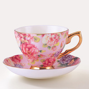 骨瓷英式下午茶茶具咖啡杯碟套装，欧式小奢华家用简约花茶杯具陶瓷