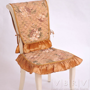 欧式高档餐椅垫背巾椅套靠背，巾防滑四季通用家用座垫子，布艺马蹄垫(马蹄垫)