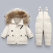 宝宝羽绒服男童套装，小童婴儿1-5岁儿童，幼儿洋气两件套冬装厚