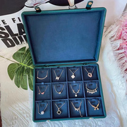 首饰盒欧式高档奢华盒子项链戒指手链双开大容量展示盒珠宝收纳盒