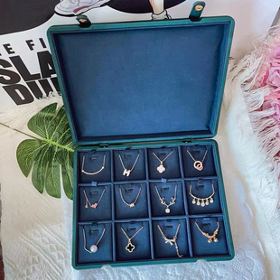 首饰盒欧式高档奢华盒子，项链戒指手链双开大容量，展示盒珠宝收纳盒