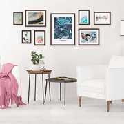 创意照片墙装饰免打孔实木欧式相框组合过道餐厅客厅沙发装饰画